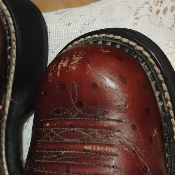 Brown and Cream Western Boots - Picture 6 of 6